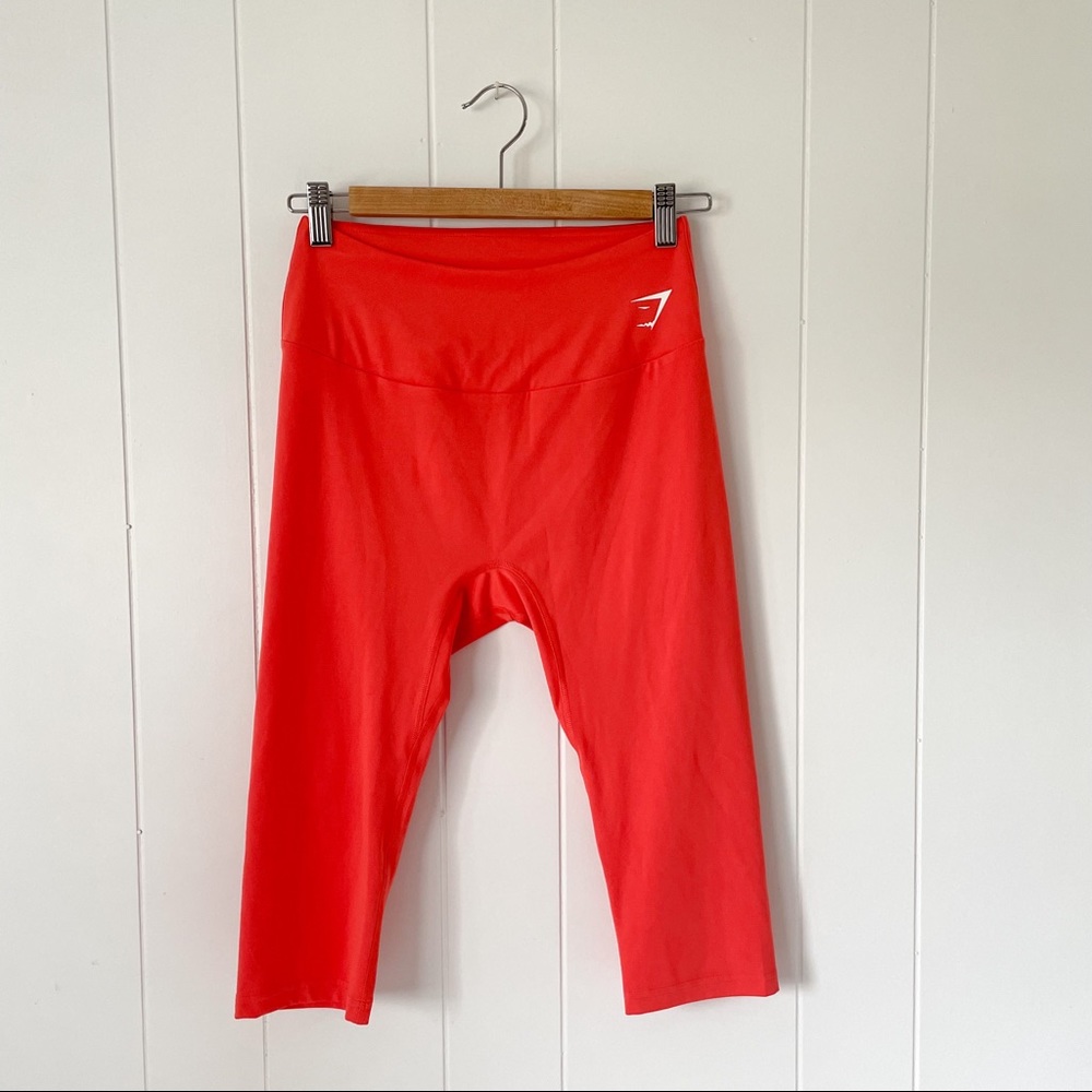 Gymshark Training Cropped Leggings Orange